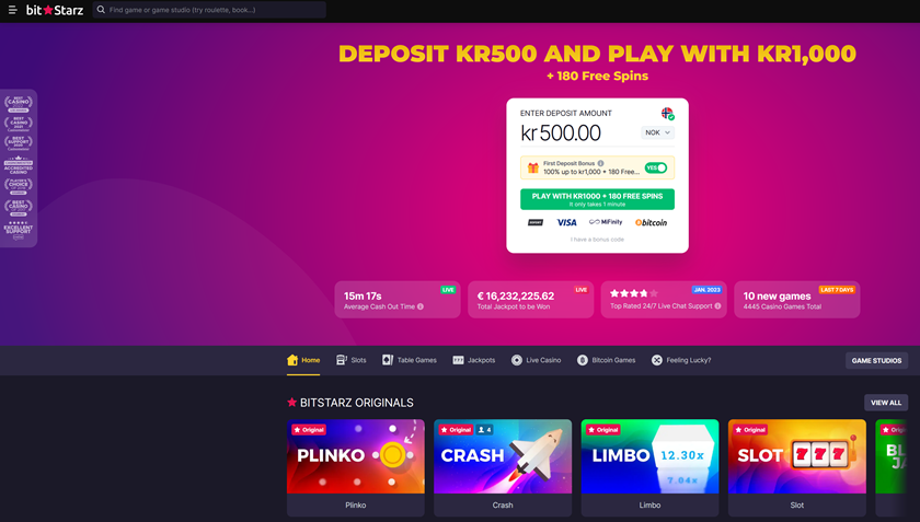 Bitstarz anasayfası