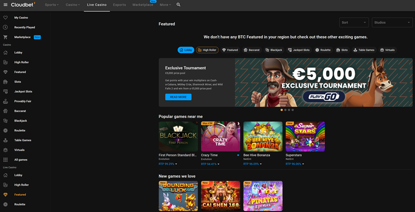 Cloudbet casino